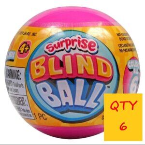QTY 6 JA-RU surprise blind ball